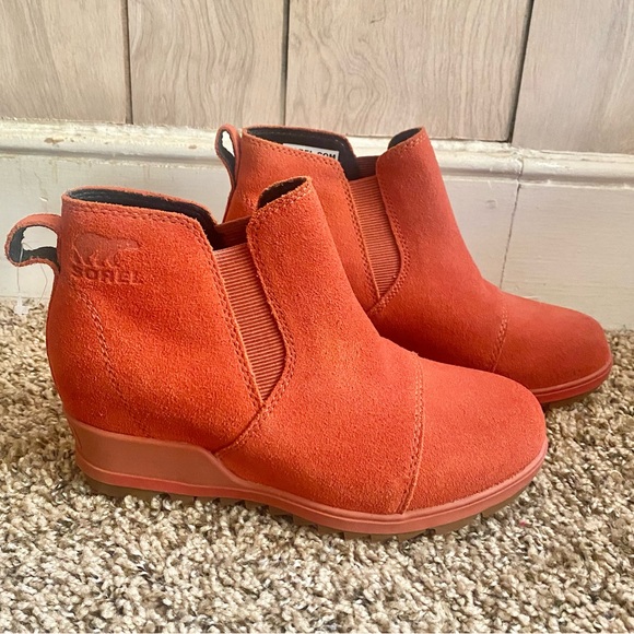 NWOT Sorel Women’s Evie Pull-On Suede Bootie - Picture 4 of 10